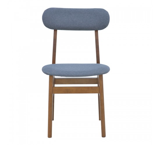 Καρέκλα Gaborn σε γκρι απόχρωση 47x47x81,5εκ Υλικό: RUBBERWOOD- FABRIC 091-000016 Καρέκλα Gaborn σε γκρι απόχρωση 47x47x81,5εκ Υλικό: RUBBERWOOD- FABRIC 091-000016