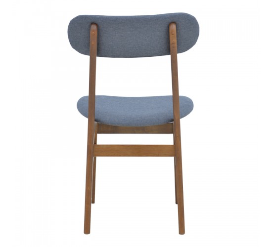 Καρέκλα Gaborn σε γκρι απόχρωση 47x47x81,5εκ Υλικό: RUBBERWOOD- FABRIC 091-000016 Καρέκλα Gaborn σε γκρι απόχρωση 47x47x81,5εκ Υλικό: RUBBERWOOD- FABRIC 091-000016