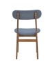 Καρέκλα Gaborn σε γκρι απόχρωση 47x47x81,5εκ Υλικό: RUBBERWOOD- FABRIC 091-000016 Καρέκλα Gaborn σε γκρι απόχρωση 47x47x81,5εκ Υλικό: RUBBERWOOD- FABRIC 091-000016