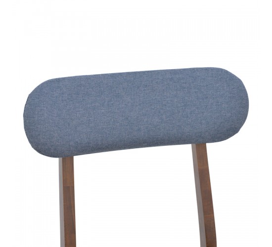 Καρέκλα Gaborn σε γκρι απόχρωση 47x47x81,5εκ Υλικό: RUBBERWOOD- FABRIC 091-000016 Καρέκλα Gaborn σε γκρι απόχρωση 47x47x81,5εκ Υλικό: RUBBERWOOD- FABRIC 091-000016