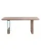 Tραπέζι Faghan καφέ mdf 180x90x76εκ Υλικό: MDF - TEMPERED GLASS 093-000034 Tραπέζι Faghan καφέ mdf 180x90x76εκ Υλικό: MDF - TEMPERED GLASS 093-000034