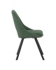 Καρέκλα Initiate πράσινο ύφασμα-πόδι μαύρο μέταλλο 48x57x85εκ Υλικό: FABRIC - STEEL 093-000040