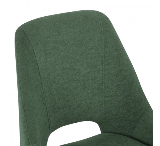 Καρέκλα Initiate πράσινο ύφασμα-πόδι μαύρο μέταλλο 48x57x85εκ Υλικό: FABRIC - STEEL 093-000040