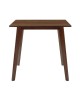 Τραπέζι Benson MDF σε καρυδί απόχρωση 80x80x75εκ Υλικό: TOP & APRON: 18MM MDF WITH RW VENEER 097-000001 Τραπέζι Benson MDF σε καρυδί απόχρωση 80x80x75εκ Υλικό: TOP & APRON: 18MM MDF WITH RW VENEER 097-000001