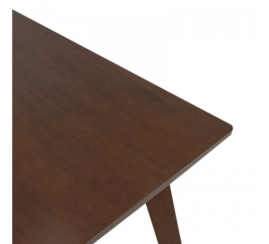Τραπέζι Benson MDF σε καρυδί απόχρωση 80x80x75εκ Υλικό: TOP & APRON: 18MM MDF WITH RW VENEER 097-000001 Τραπέζι Benson MDF σε καρυδί απόχρωση 80x80x75εκ Υλικό: TOP & APRON: 18MM MDF WITH RW VENEER 097-000001