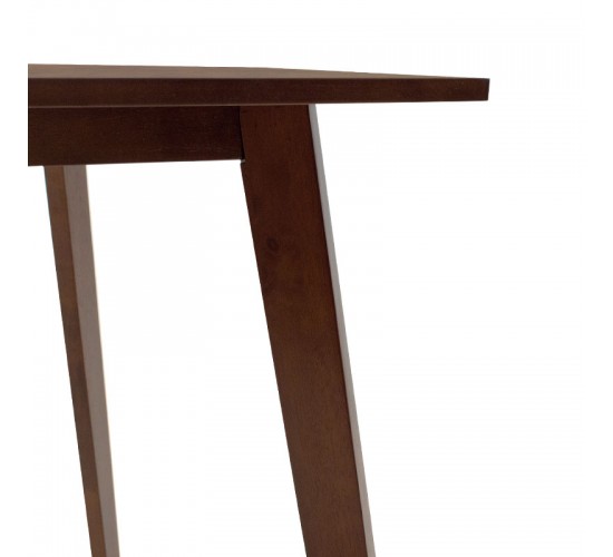 Τραπέζι Benson MDF σε καρυδί απόχρωση 80x80x75εκ Υλικό: TOP & APRON: 18MM MDF WITH RW VENEER 097-000001 Τραπέζι Benson MDF σε καρυδί απόχρωση 80x80x75εκ Υλικό: TOP & APRON: 18MM MDF WITH RW VENEER 097-000001