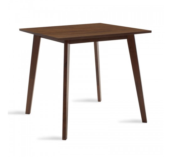 Τραπέζι Benson MDF σε καρυδί απόχρωση 80x80x75εκ Υλικό: TOP & APRON: 18MM MDF WITH RW VENEER 097-000001 Τραπέζι Benson MDF σε καρυδί απόχρωση 80x80x75εκ Υλικό: TOP & APRON: 18MM MDF WITH RW VENEER 097-000001