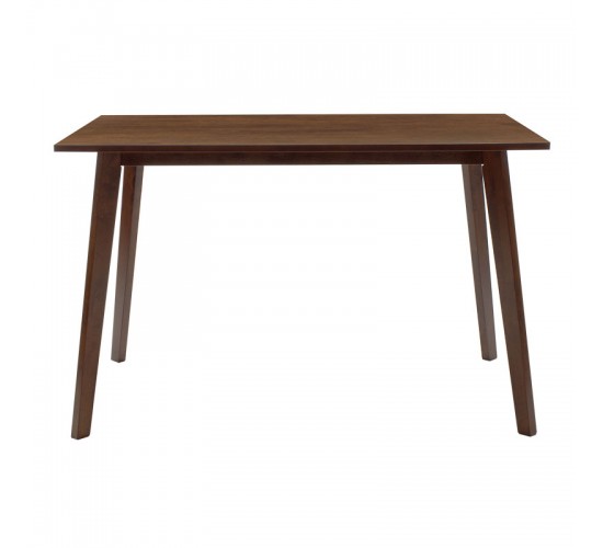 Τραπέζι Benson MDF σε καρυδί απόχρωση 120x75x75εκ Υλικό: TOP & APRON: 18MM MDF WITH RW VENEER 097-000003 Τραπέζι Benson MDF σε καρυδί απόχρωση 120x75x75εκ Υλικό: TOP & APRON: 18MM MDF WITH RW VENEER 097-000003