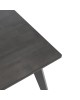 Τραπέζι Benson MDF με καπλαμά  χρώμα rustic grey 120x75x75εκ Υλικό: TOP & APRON: 18MM MDF WITH RW VENEER 097-000004