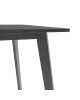 Τραπέζι Benson MDF με καπλαμά  χρώμα rustic grey 120x75x75εκ Υλικό: TOP & APRON: 18MM MDF WITH RW VENEER 097-000004