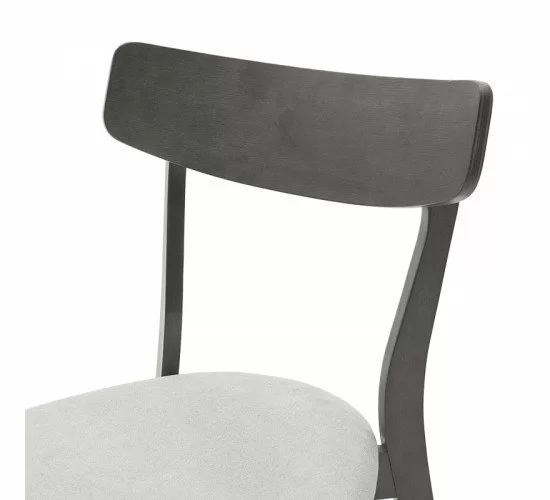 Καρέκλα Toto γκρι ύφασμα-rubberwood ανθρακί πόδι Υλικό: RUBBERWOOD VENNER - FABRIC 097-000012 Καρέκλα Toto γκρι ύφασμα-rubberwood ανθρακί πόδι Υλικό: RUBBERWOOD VENNER - FABRIC 097-000012