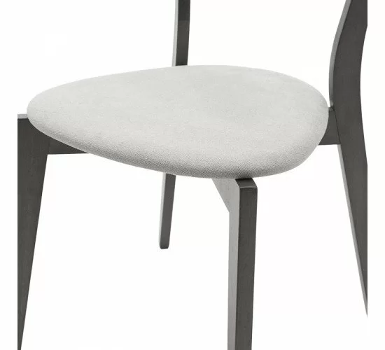 Καρέκλα Toto γκρι ύφασμα-rubberwood ανθρακί πόδι Υλικό: RUBBERWOOD VENNER - FABRIC 097-000012 Καρέκλα Toto γκρι ύφασμα-rubberwood ανθρακί πόδι Υλικό: RUBBERWOOD VENNER - FABRIC 097-000012
