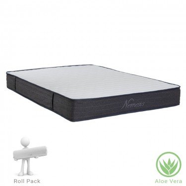 Στρώμα Nemesis pocket spring roll pack διπλής όψης aloe vera 20-22cm 150x200εκ Υλικό: POCKET SPRING MATTRESS  - FOAM 100-000016