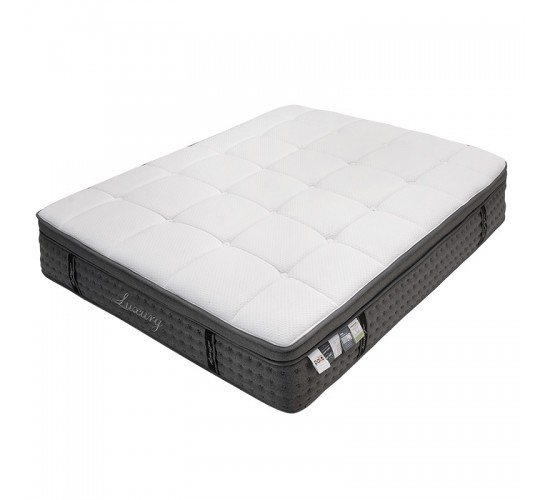 Στρώμα Luxury pocket spring gel memory foam latex μονής όψης aloe vera 34-36cm 160x200εκ Υλικό: 5 ZONE POCKET SPRING - MEMORY FOAM - LATEX 100-000020 Στρώμα Luxury pocket spring gel memory foam latex μονής όψης aloe vera 34-36cm 160x200εκ Υλικό: 5 ZONE POCKET SPRING - MEMORY FOAM - LATEX 100-000020