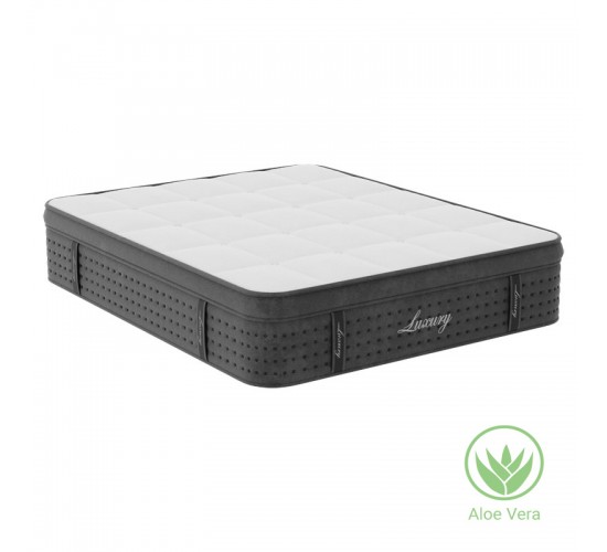 Στρώμα Luxury pocket spring gel memory foam latex μονής όψης aloe vera 34-36cm 160x200εκ Υλικό: 5 ZONE POCKET SPRING - MEMORY FOAM - LATEX 100-000020 Στρώμα Luxury pocket spring gel memory foam latex μονής όψης aloe vera 34-36cm 160x200εκ Υλικό: 5 ZONE POCKET SPRING - MEMORY FOAM - LATEX 100-000020