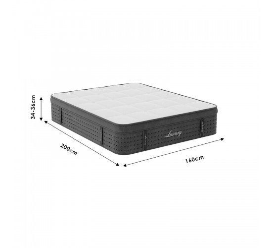 Στρώμα Luxury pocket spring gel memory foam latex μονής όψης aloe vera 34-36cm 160x200εκ Υλικό: 5 ZONE POCKET SPRING - MEMORY FOAM - LATEX 100-000020 Στρώμα Luxury pocket spring gel memory foam latex μονής όψης aloe vera 34-36cm 160x200εκ Υλικό: 5 ZONE POCKET SPRING - MEMORY FOAM - LATEX 100-000020