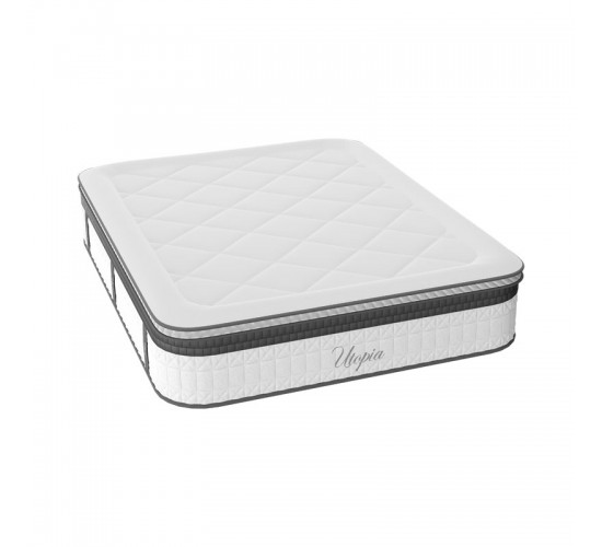 Στρώμα Utopia pocket spring με ανώστρωμα aloe vera 30-32cm 140x200εκ Υλικό: POCKET SPRING FOAM 100-000026 Στρώμα Utopia pocket spring με ανώστρωμα aloe vera 30-32cm 140x200εκ Υλικό: POCKET SPRING FOAM 100-000026