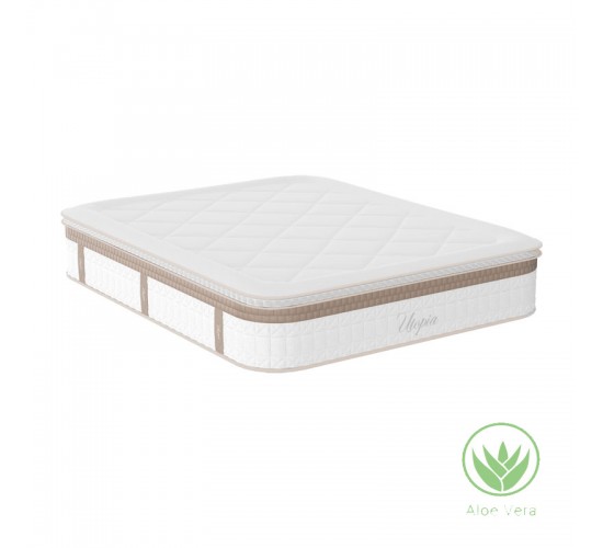 Στρώμα Utopia pocket spring με ανώστρωμα aloe vera 30-32cm 140x200εκ Υλικό: POCKET SPRING FOAM 100-000026 Στρώμα Utopia pocket spring με ανώστρωμα aloe vera 30-32cm 140x200εκ Υλικό: POCKET SPRING FOAM 100-000026
