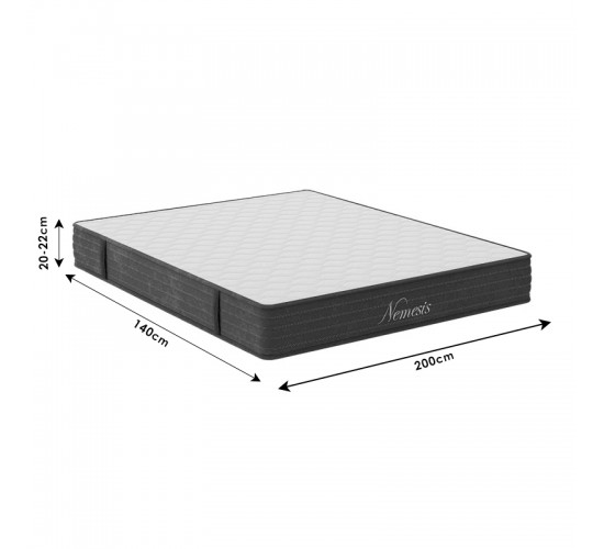 Στρώμα Nemesis pocket spring roll pack διπλής όψης 20-22cm 140x200εκ Υλικό: POCKET SPRING MATTRESS - FOAM 100-000028 Στρώμα Nemesis pocket spring roll pack διπλής όψης 20-22cm 140x200εκ Υλικό: POCKET SPRING MATTRESS - FOAM 100-000028