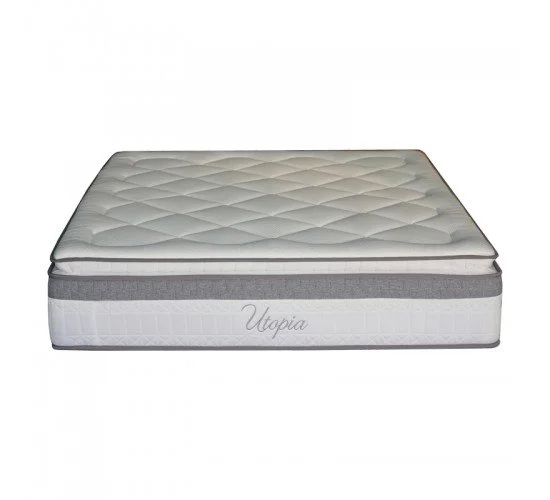 Στρώμα Utopia pocket spring μονής όψης με ανώστρωμα 30-32cm 140x200εκ Υλικό: POCKET SPRING FOAM 100-000049 Στρώμα Utopia pocket spring μονής όψης με ανώστρωμα 30-32cm 140x200εκ Υλικό: POCKET SPRING FOAM 100-000049