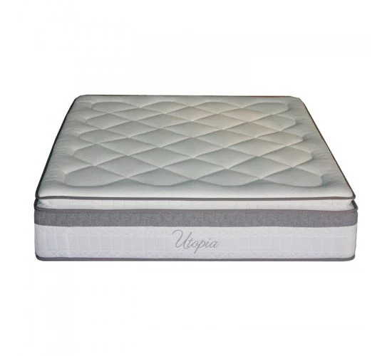 Στρώμα Utopia pocket spring μονής όψης με ανώστρωμα 30-32cm 140x200εκ Υλικό: POCKET SPRING FOAM 100-000049 Στρώμα Utopia pocket spring μονής όψης με ανώστρωμα 30-32cm 140x200εκ Υλικό: POCKET SPRING FOAM 100-000049