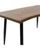 Τραπέζι Neve MDF καρυδί-πόδι μεταλλικό μαύρο 140x80x75εκ Υλικό: MDF 35MM - METAL 101-000025 Τραπέζι Neve MDF καρυδί-πόδι μεταλλικό μαύρο 140x80x75εκ Υλικό: MDF 35MM - METAL 101-000025