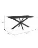 Τραπέζι Bethan sintered stone γκρι cement-μαύρο 180x90x75εκ Υλικό: METAL 20x60 12mm 101-000084 Τραπέζι Bethan sintered stone γκρι cement-μαύρο 180x90x75εκ Υλικό: METAL 20x60 12mm 101-000084