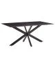 Τραπέζι Bethan sintered stone γκρι cement-μαύρο 180x90x75εκ Υλικό: METAL 20x60 12mm 101-000084 Τραπέζι Bethan sintered stone γκρι cement-μαύρο 180x90x75εκ Υλικό: METAL 20x60 12mm 101-000084