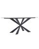 Τραπέζι Viano sintered stone ανοιχτό γκρι-μαύρο 180x90x76εκ Υλικό: 12mm sintered stone table top. Sand grain black powder coating legs 101-000090 Τραπέζι Viano sintered stone ανοιχτό γκρι-μαύρο 180x90x76εκ Υλικό: 12mm sintered stone table top. Sand grain black powder coating legs 101-000090