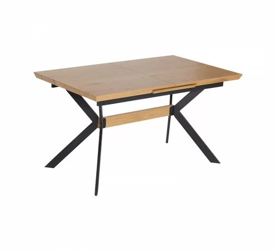 Τραπέζι Jessamy επεκτεινόμενο MDF 43mm σε φυσική απόχρωση και πόδι μεταλλικό μαύρο 160/200x90x76εκ Υλικό: METAL 20x60 1.2mm - MDF 43mm 101-000120 Τραπέζι Jessamy επεκτεινόμενο MDF 43mm σε φυσική απόχρωση και πόδι μεταλλικό μαύρο 160/200x90x76εκ Υλικό: METAL 20x60 1.2mm - MDF 43mm 101-000120