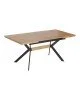 Τραπέζι Jessamy επεκτεινόμενο MDF 43mm σε φυσική απόχρωση και πόδι μεταλλικό μαύρο 160/200x90x76εκ Υλικό: METAL 20x60 1.2mm - MDF 43mm 101-000120 Τραπέζι Jessamy επεκτεινόμενο MDF 43mm σε φυσική απόχρωση και πόδι μεταλλικό μαύρο 160/200x90x76εκ Υλικό: METAL 20x60 1.2mm - MDF 43mm 101-000120