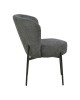 Καρέκλα Houlian ανθρακί ύφασμα-πόδι μαύρο μέταλλο 44x66x89εκ Υλικό: METAL - FABRIC 101-000127