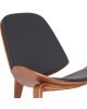 Πολυθρόνα Vilma PU μαύρο- plywood καρυδί 90x73x75εκ Υλικό: PLYWOOD - PU - FOAM 106-000015 Πολυθρόνα Vilma PU μαύρο- plywood καρυδί 90x73x75εκ Υλικό: PLYWOOD - PU - FOAM 106-000015