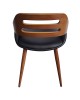 Πολυθρόνα Valeria PU μαύρο-πόδι καρυδί Υλικό: PLYWOOD - PU 106-000018 Πολυθρόνα Valeria PU μαύρο-πόδι καρυδί Υλικό: PLYWOOD - PU 106-000018