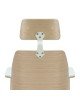 Καρέκλα γραφείου διευθυντή Fern PU λευκό-ξύλο φυσικό Υλικό: PU- METAL- WOOD 106-000026