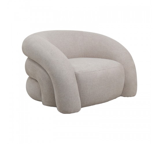 Πολυθρόνα Lexy κρεμ ύφασμα 99x88x62εκ Υλικό: plywood frame.26D foam.100% polyester fabric 110-000067 Πολυθρόνα Lexy κρεμ ύφασμα 99x88x62εκ Υλικό: plywood frame.26D foam.100% polyester fabric 110-000067