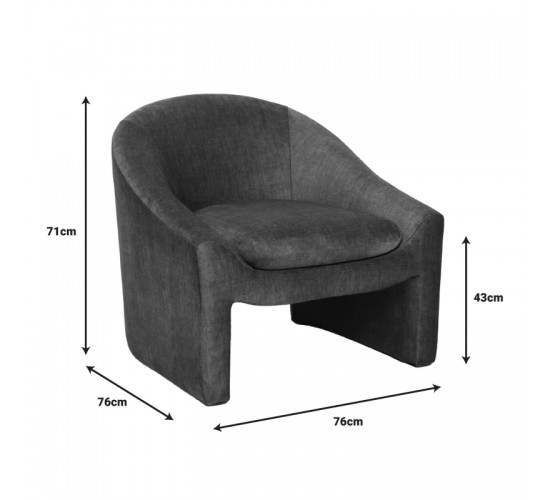Πολυθρόνα Berza κρεμ ύφασμα 76x76x71εκ Υλικό: plywood frame.26D foam.100% polyester fabric 110-000074 Πολυθρόνα Berza κρεμ ύφασμα 76x76x71εκ Υλικό: plywood frame.26D foam.100% polyester fabric 110-000074