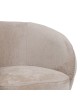 Πολυθρόνα περιστρεφόμενη Kreslo υφασμα σε κρεμ απόχρωση 78x81x77εκ Υλικό: PLYWOOD. FABRIC 110-000076