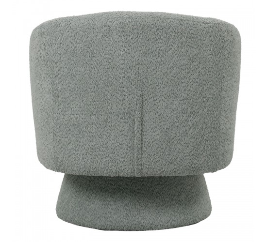 Πολυθρόνα περιστρεφόμενη Kreslo μπουκλέ ύφασμα σε φυστικί απόχρωση 78x81x77εκ Υλικό: PLYWOOD.  BOUCLE FABRIC 110-000078