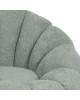 Πολυθρόνα περιστρεφόμενη Nester μπουκλέ ύφασμα σε φυστικί απόχρωση 98x97x69εκ Υλικό: PLYWOOD. FABRIC. METAL 110-000085