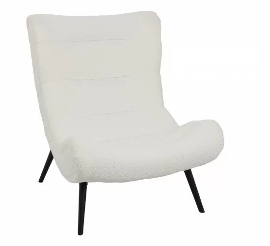 Πολυθρόνα με υποπόδιο Silla μπουκλέ ύφασμα σε λευκή απόχρωση 97x80x100εκ Υλικό: PLYWOOD. FABRIC. WOOD 110-000095 Πολυθρόνα με υποπόδιο Silla μπουκλέ ύφασμα σε λευκή απόχρωση 97x80x100εκ Υλικό: PLYWOOD. FABRIC. WOOD 110-000095