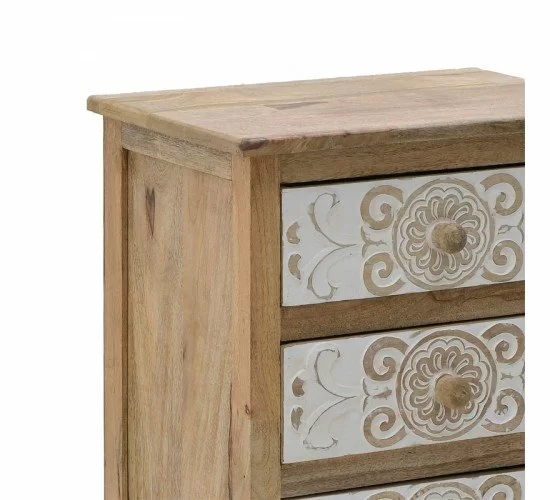 Συρταριέρα Inart 3-50-245-0017 ξύλο φυσικό-λευκό 72x35x76εκ Υλικό: MANGO WOOD - MDF 115-002709 Συρταριέρα Inart 3-50-245-0017 ξύλο φυσικό-λευκό 72x35x76εκ Υλικό: MANGO WOOD - MDF 115-002709