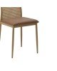 Καρέκλα Lasmipe Inart καφέ pu-rattan 40x49x96εκ 115-003199