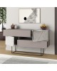 Μπουφές Roberta μόκα-λευκό μαρμάρου 145x40x82εκ Υλικό: CHIPBOARD WITH MELAMINE COATING 18mm - METAL 119-001169 Μπουφές Roberta μόκα-λευκό μαρμάρου 145x40x82εκ Υλικό: CHIPBOARD WITH MELAMINE COATING 18mm - METAL 119-001169