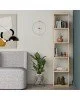 Βιβλιοθήκη - στήλη Piri oak μελαμίνης 35x30x161εκ Υλικό: CLIPBOARD WITH MELAMINE COATING 18MM 119-001185 Βιβλιοθήκη - στήλη Piri oak μελαμίνης 35x30x161εκ Υλικό: CLIPBOARD WITH MELAMINE COATING 18MM 119-001185