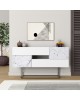 Μπουφές Roberta μελαμίνης λευκό μαρμάρου 145x40x82εκ Υλικό: CHIPBOARD WITH MELAMINE COATING 18mm - METAL 119-001195 Μπουφές Roberta μελαμίνης λευκό μαρμάρου 145x40x82εκ Υλικό: CHIPBOARD WITH MELAMINE COATING 18mm - METAL 119-001195