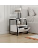 Κομοδίνο Johana μαύρο-λευκό 45x40x50εκ Υλικό: CHIPBOARD WITH MELAMINE COATING 18mm - METAL 119-001234 Κομοδίνο Johana μαύρο-λευκό 45x40x50εκ Υλικό: CHIPBOARD WITH MELAMINE COATING 18mm - METAL 119-001234