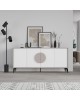 Μπουφές Gora σε λευκή με μόκα απόχρωση 180x35.6x82εκ Υλικό: CHIPBOARD WITH MELAMINE COATING-METAL LEGS 119-001236 Μπουφές Gora σε λευκή με μόκα απόχρωση 180x35.6x82εκ Υλικό: CHIPBOARD WITH MELAMINE COATING-METAL LEGS 119-001236