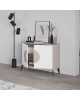 Μπουφές Gora σε μόκα - λευκή απόχρωση 110x35.6x82εκ Υλικό: CHIPBOARD WITH MELAMINE COATING-METAL LEGS 119-001237 Μπουφές Gora σε μόκα - λευκή απόχρωση 110x35.6x82εκ Υλικό: CHIPBOARD WITH MELAMINE COATING-METAL LEGS 119-001237