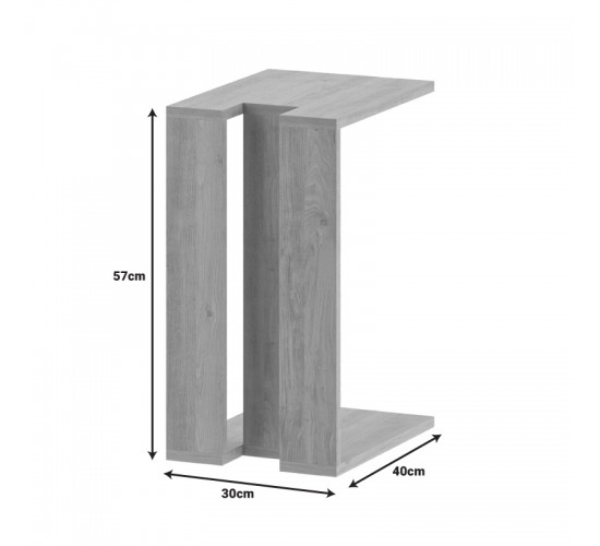 Βοηθητικό τραπέζι Muju σε φυσική απόχρωση 40x30x57εκ Υλικό: MELAMINE 18mm. 119-001238 Βοηθητικό τραπέζι Muju σε φυσική απόχρωση 40x30x57εκ Υλικό: MELAMINE 18mm. 119-001238
